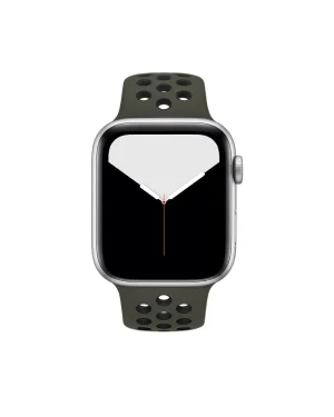 Army Green Black Sport Band Active For Apple Watch Front