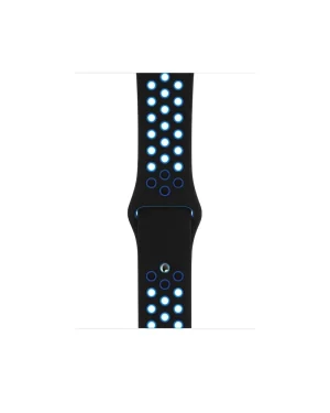Black Blue Sport Band Active For Apple Watch Strap