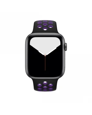 Black Hyper Grape Sport Band Active For Apple Watch Front