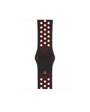 Black Red Sport Band Active For Apple Watch Strap