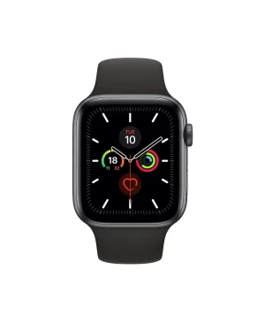 Black Sport Band For Apple Watch Front