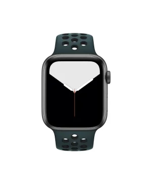 Celestial Teal Black Sport Band Active For Apple Watch Front