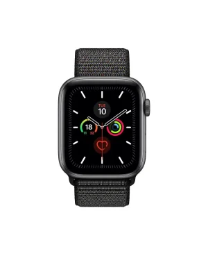 Dark Black Sport Loop For Apple Watch Front