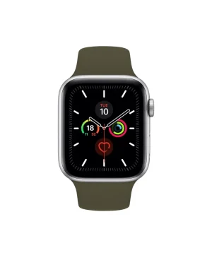 Dark Olive Sport Band For Apple Watch Front