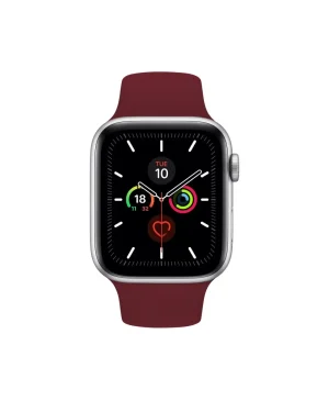 Dull Red Sport Band For Apple Watch Front