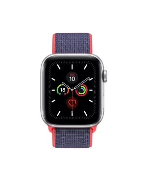 Electric Pink Sport Loop For Apple Watch Front