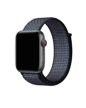 Apple Watch sport loop band hyper grape woven nylon fabric strap