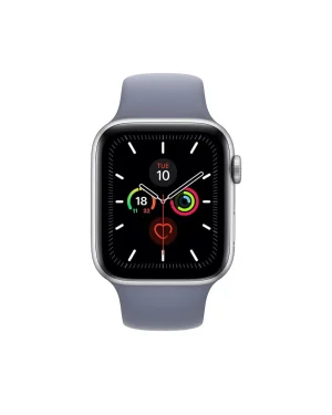 Lavender Grey Sport Band For Apple Watch Front
