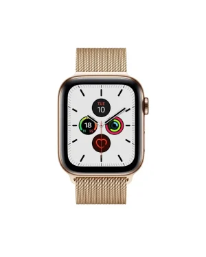 Light Gold Milanese Loop For Apple Watch Front
