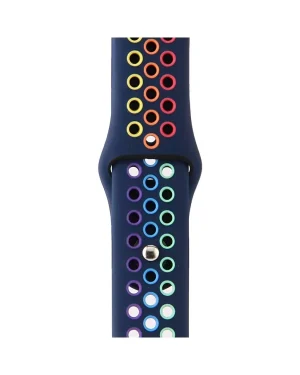 Midnight Blue Rainbow Pride Sport Band Active For Apple Watch Strap