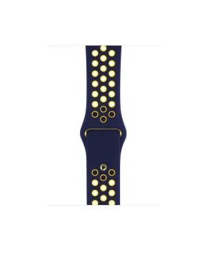 Midnight Blue Yellow Sport Band Active For Apple Watch Strap