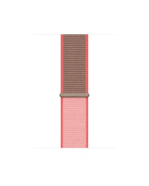 Neon Pink Sport Loop For Apple Watch Strap
