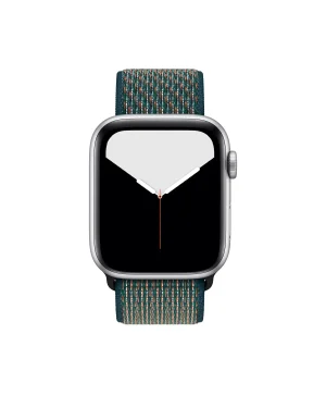 Neptune Green Sport Loop For Apple Watch Front
