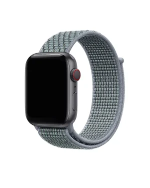 Apple Watch with gray sport loop band and cellular digital crown