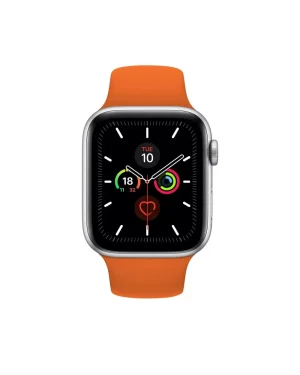 Orange Sport Band For Apple Watch Front