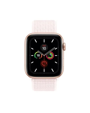 Pearl Pink Sport Loop For Apple Watch Front