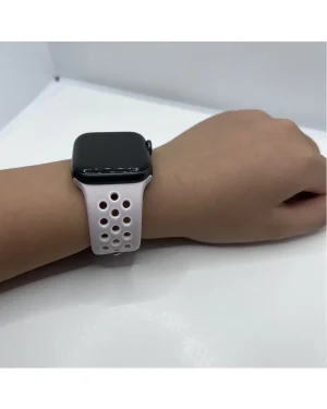 Pink Light Pink Sport Band Active For Apple Watch