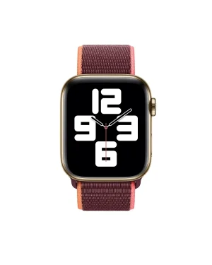 Plum Sport Loop For Apple Watch Front