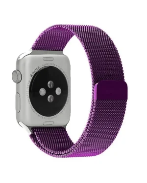 Purple Milanese Loop For Apple Watch Strap