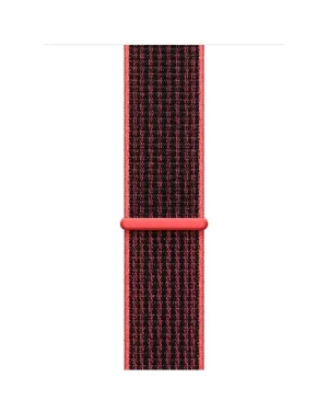 Red Black Sport Loop For Apple Watch Strap