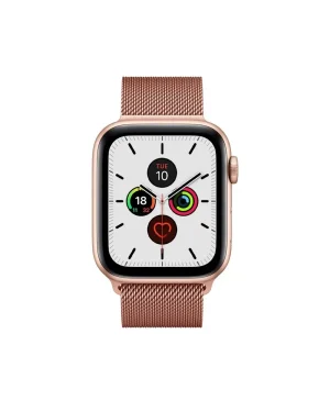 Rose Gold Milanese Loop For Apple Watch Front