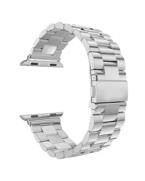 Silver Stainless Steel Band For Apple Watch Strap