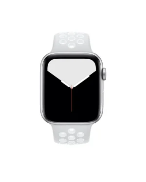 Silver White Sport Band Active For Apple Watch Front