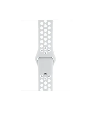 Silver White Sport Band Active For Apple Watch Strap