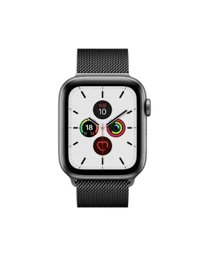 Space Grey Milanese Loop For Apple Watch Front