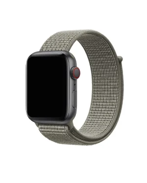 Apple Watch sport loop band spruce fog grey nylon material