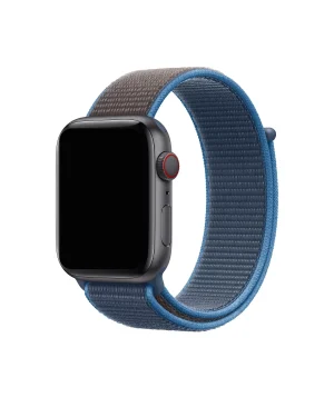 Apple Watch Sport Loop band Surf Blue nylon woven strap