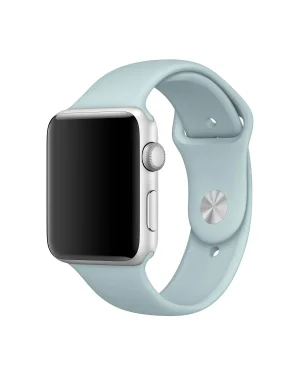 Apple Watch white aluminum turquoise sport band smartwatch wearable