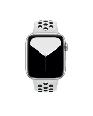 White Black Sport Band Active For Apple Watch Front