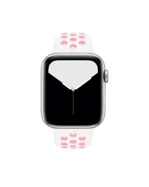 White Light Pink Sport Band Active For Apple Watch Front