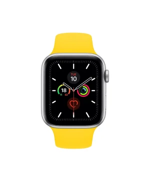 Yellow Sport Band For Apple Watch Front