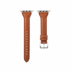 Ally Leather Strap Brown Siennaj