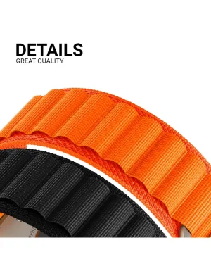 Alpine Loop Band For Apple Watch In Orange