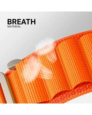 Alpine Loop Band For Apple Watch In Orange
