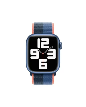 Blue Jay Abyss Blue Sport Loop Band For Apple Watch Front