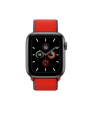 Expedition Red Sport Loop For Apple Watch Front