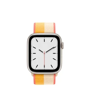 Maize White Sport Loop Band For Apple Watch 03