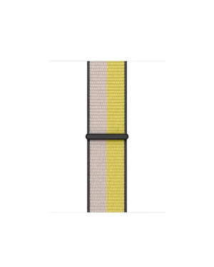 Oat Milk Lemon Zest Sport Loop Band For Apple Watch Strap