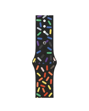 Pride Sport Band For Apple Watch In Black