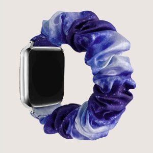 Satin Scrunchie Strap Starry Purple Siennaj