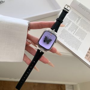 Sophia Leather Strap Black Siennaj