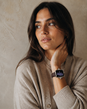 Sophia Leather Strap Dark Brown Siennaj 01 X01