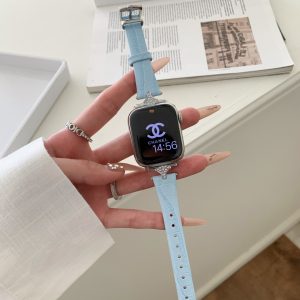 Sophia Leather Strap Lake Blue Siennaj