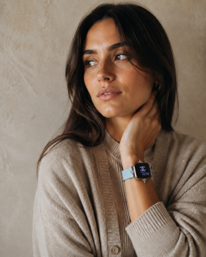 Sophia Leather Strap Lake Blue Siennaj 01 X01
