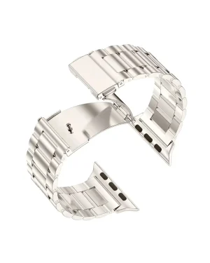 Starlight Stainless Steel Band For Apple Watch