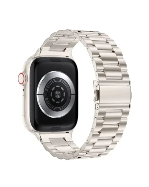 Starlight Stainless Steel Band For Apple Watch